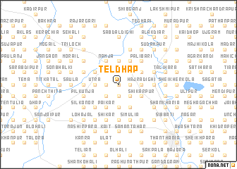 map of Teldhāp