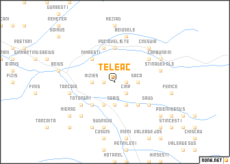 map of Teleac