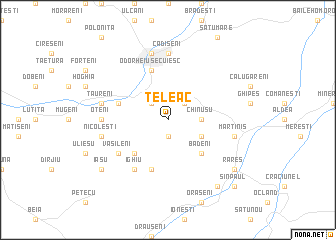 map of Teleac