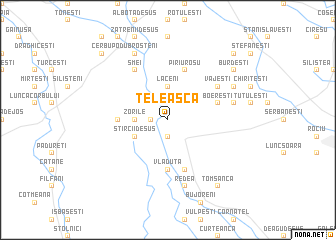 map of Teleasca