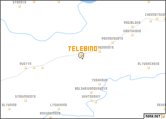 map of Telebino