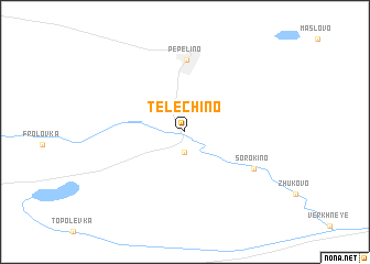 map of Telechino