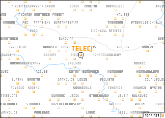 map of Telecí