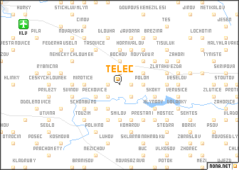 map of Teleč