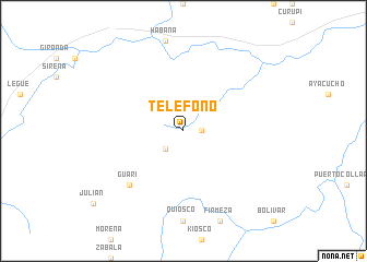 map of Teléfono