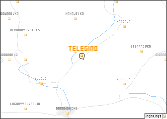 map of Telegino