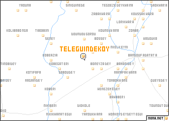 map of Téléguindékoy