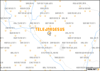 map of Telejna de Sus