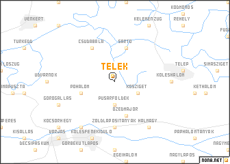 map of Telek