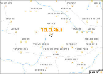 map of Téléladji