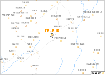 map of Telemai