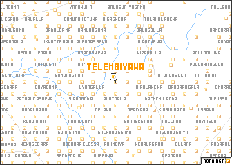 map of Telembiyawa