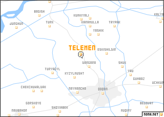map of Telemenʼ
