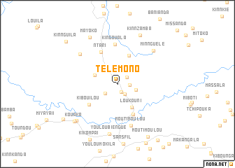 map of Télémono