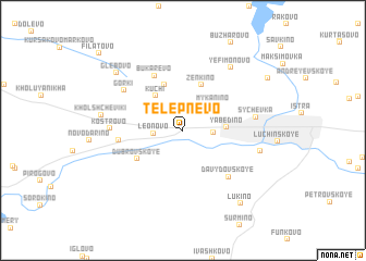 map of Telepnëvo