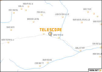 map of Telescope