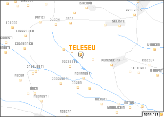 map of Teleşeu