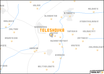 map of Teleshovka