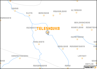 map of Teleshovka