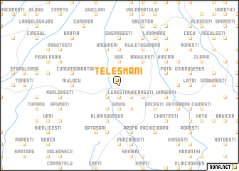 map of Teleşmani