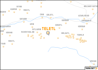 map of Teletl\