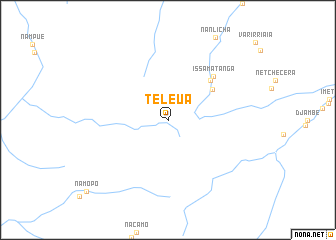 map of Teleua