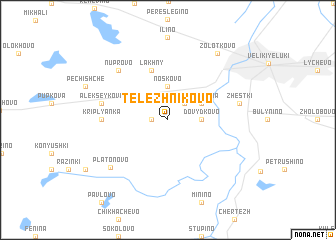 map of Telezhnikovo