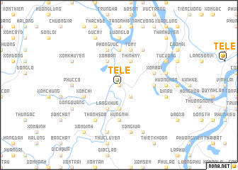 map of Tề Lé