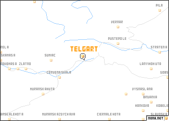 map of Telgárt