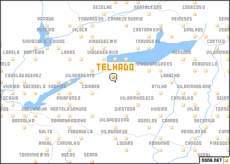 map of Telhado