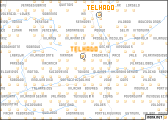 map of Telhado