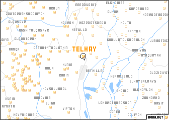 map of Tel H̱ay