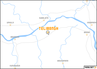 map of Telibāndh