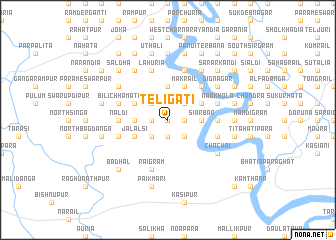 map of Teligāti