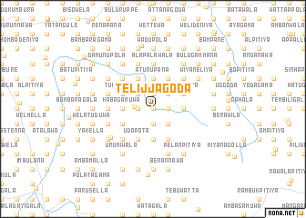 map of Telijjagoda