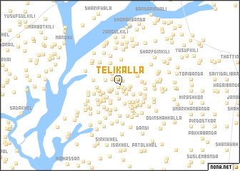 map of Teli Kalla