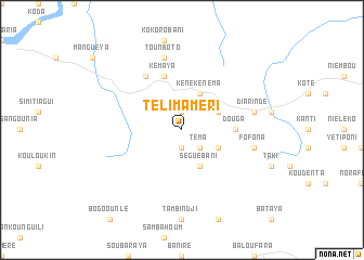 map of Télimaméri