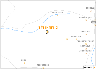 map of Telimbela