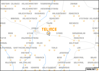 map of Telince