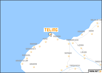 map of Teling