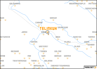 map of Telīnkūh