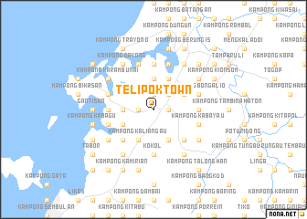 map of Telipok Town