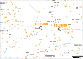 map of Telísion