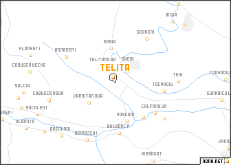 map of Teliţa