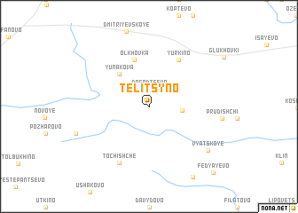 map of Telitsyno
