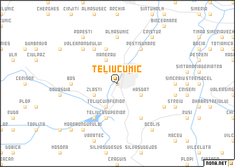 map of Teliucu Mic