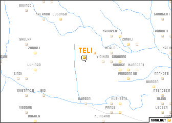 map of Teli