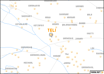 map of Teli