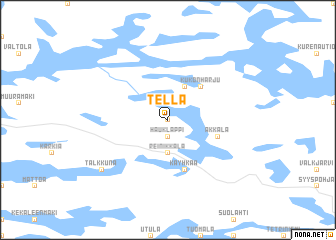 map of Tella