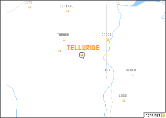 map of Telluride